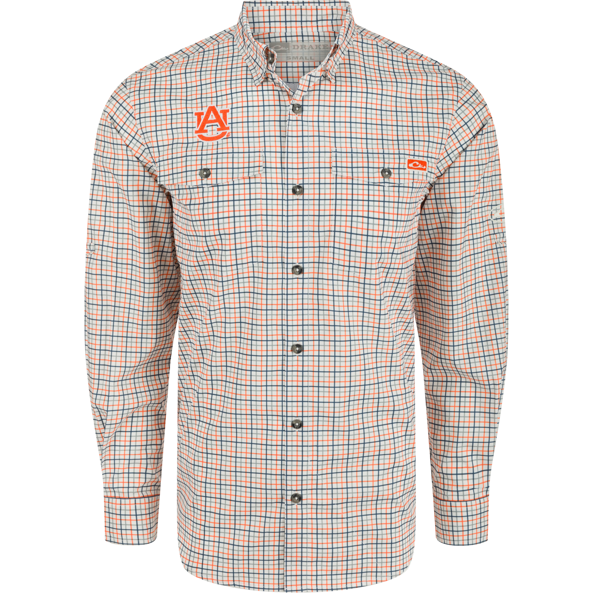 Long Sleeve Auburn Frat Tattersall Shirt, Men's Size Medium | Drake