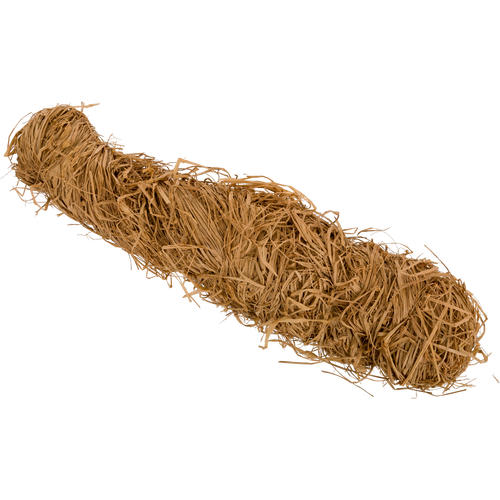 Close-up of a 2lb Raffia Grass Bundle, showing its durable, all-natural strands for effective camouflage in hunting environments.