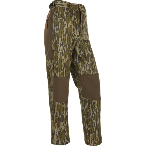 Alt text: Non-Typical Endurance Pant with camouflage design, featuring front slash pockets, rear pockets, and adjustable waist for hunting comfort and protection.