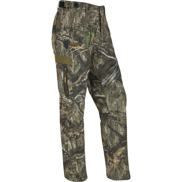 Camo Tech Pant with Agion Active XL featuring multiple pockets and a silicon waistband for enhanced mobility.