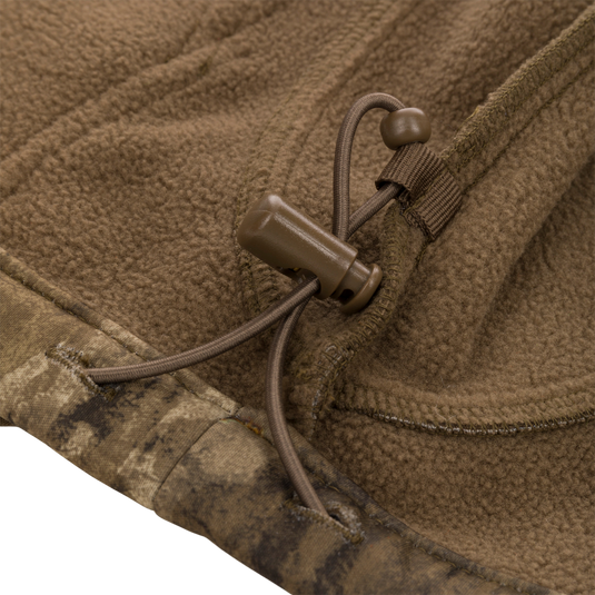 Close-up of the Non-Typical Endurance Hooded Full Zip Jacket, showcasing its zipper and durable fabric details.