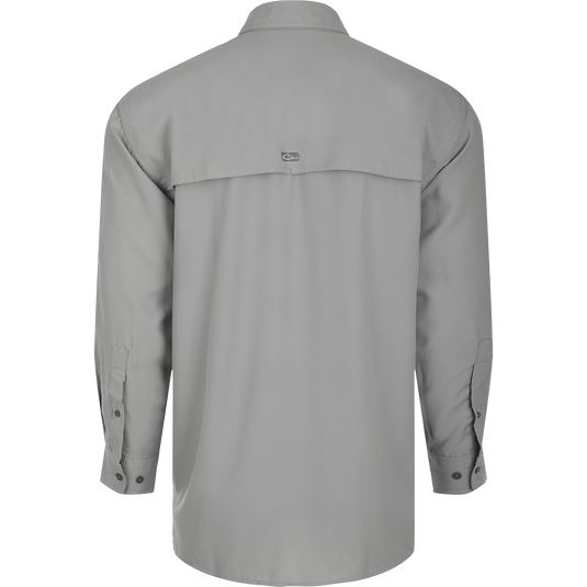 Realtree, Men's Long Sleeve Fishing Guide Shirt, Bright White