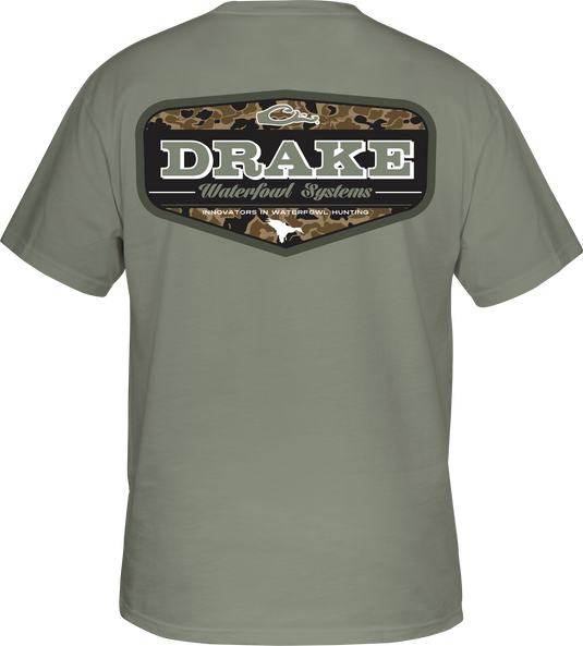 Drake Waterfowl 4X4 T-Shirt - Long Sleeve - Wild Ginger Heather