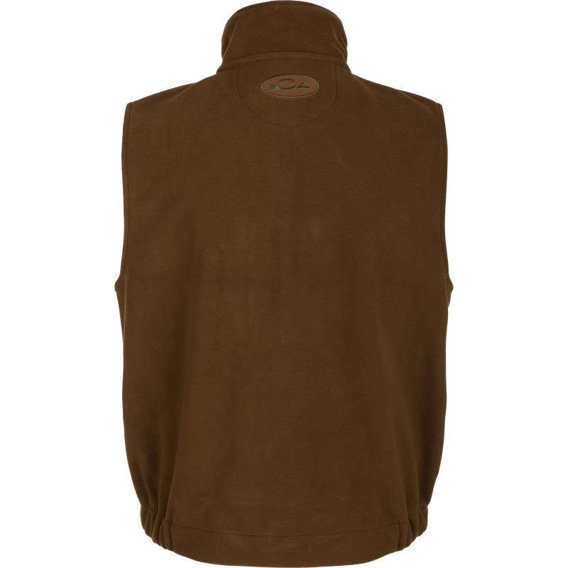 MST Solid Windproof Layering Vest with logo, featuring vertical zippered chest pocket, Magnattach™ chest pocket, and lower hand warmer pockets.