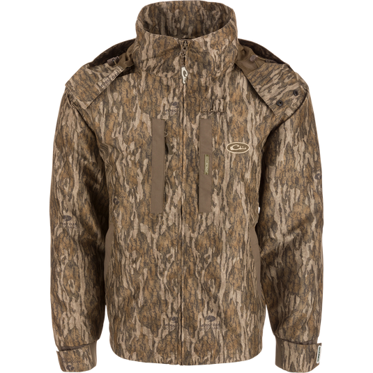 EST Heat-Escape™ Full Zip 2.0 jacket with Heat-Escape™ vents, Magnattach™ pocket, and adjustable features. Waterproof, windproof, breathable Refuge HS™ fabric for hunting comfort.
