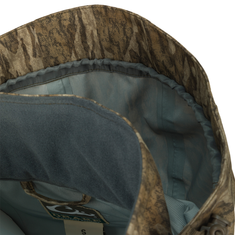 Close-up of the G3 Flex Uninsulated Waterfowlers Jacket, showcasing rugged, waterproof fabric, multiple pockets, adjustable features, and Drake's Fowl-Proof YKK zippers.