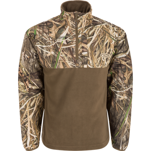 MST Quarter Zip Refuge Eqwader Jacket featuring waterproof fabric and advanced features for enhanced comfort and performance in waterfowl hunting.