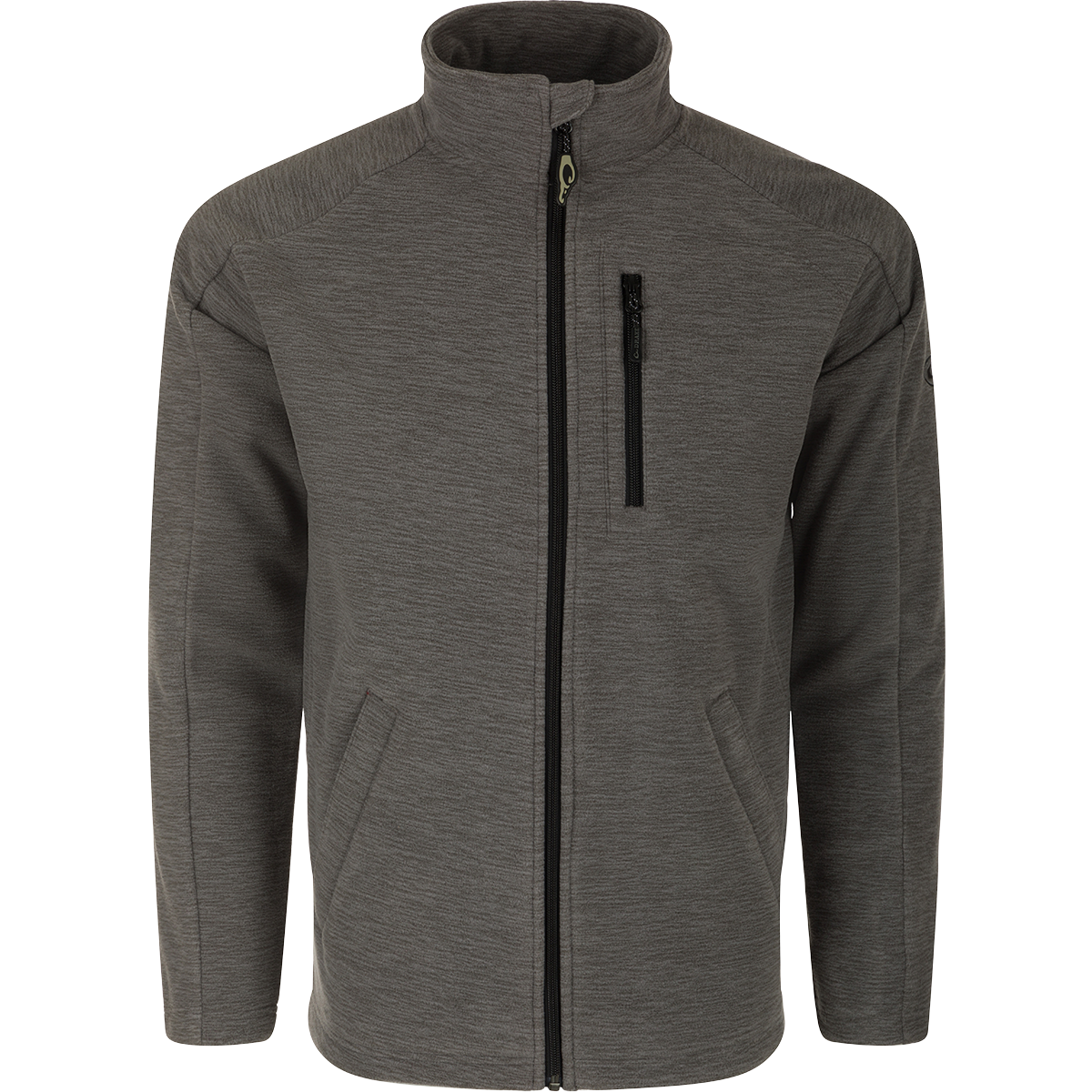 Heathered Windproof Full Zip - Castlerock Grey Heather / Small