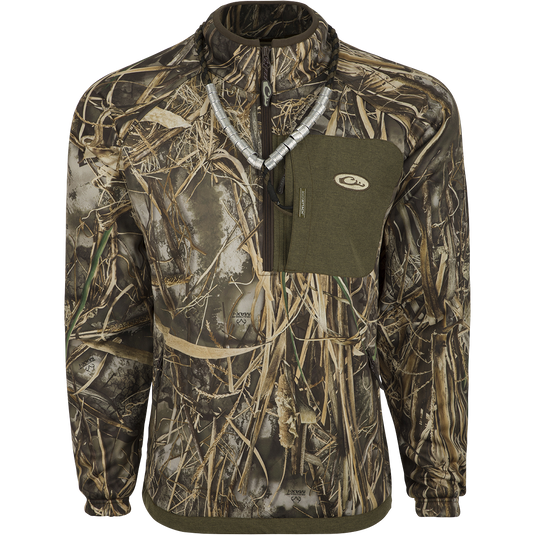 MST Endurance 1/4 Zip Camo Pullover - Realtree Timber