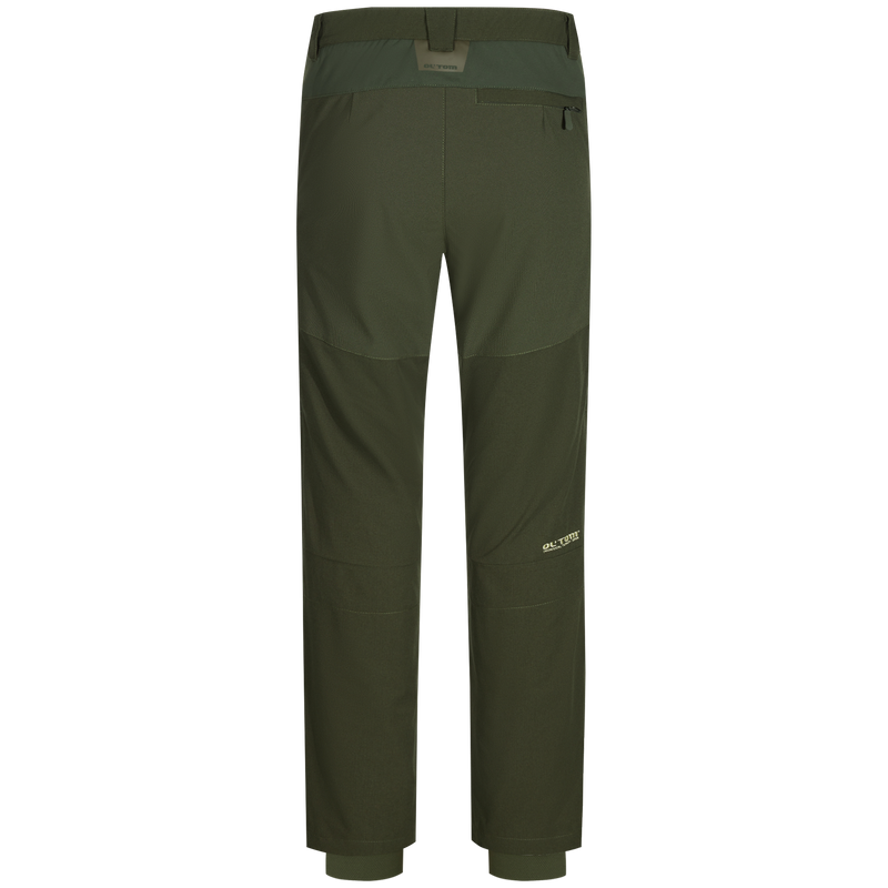 Early Bird Turkey Pant with Insect Repellent, showcasing a close-up of durable pockets and stretch panels for mobility, ideal for turkey hunting.