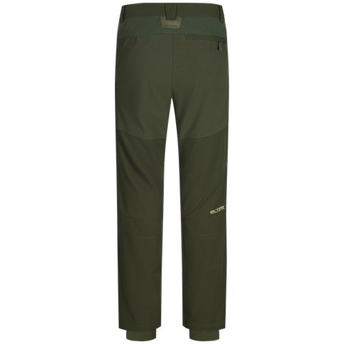 Early Bird Turkey Pant with Insect Repellent, showcasing a close-up of durable pockets and stretch panels for mobility, ideal for turkey hunting.