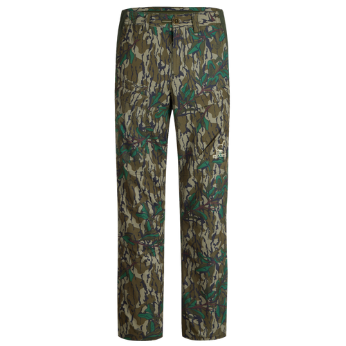 Turkey Pant with Spider Web Technology, showcasing camouflage pattern, breathable stretch fabric, reinforced knees, and water-resistant features, ideal for silent hunting and enhanced mobility.