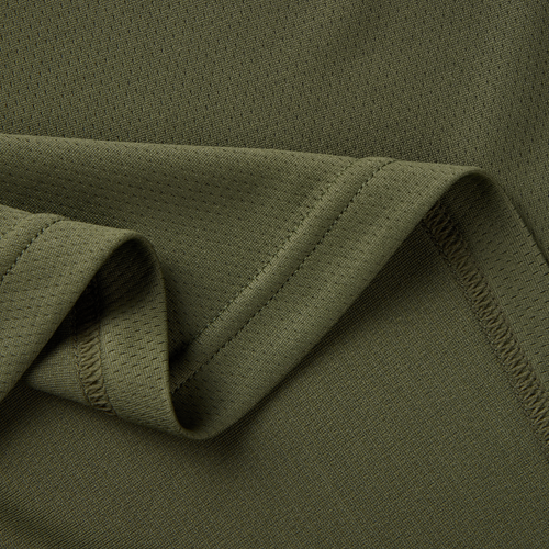 Eqwader Half Zip Pullover featuring advanced Spider Web Technology, showcasing green fabric for breathability and durability, ideal for outdoor activities.