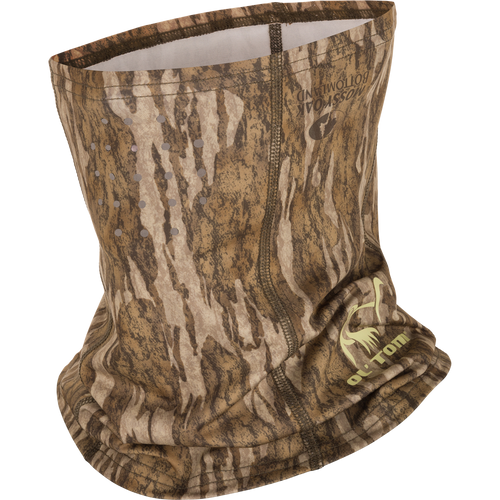 Performance Stretch-Fit Half Mask close-up, showcasing its breathable, perforated design and stretch-fit material, ideal for comfort and flexibility during hunting or outdoor activities.