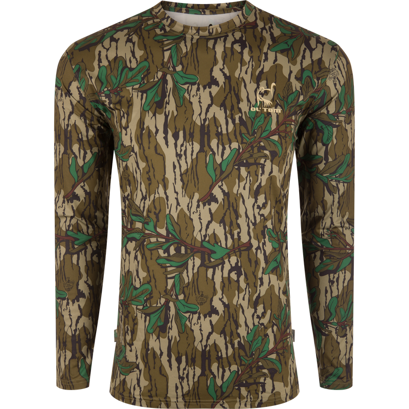 Performance Camo Long Sleeve Crew