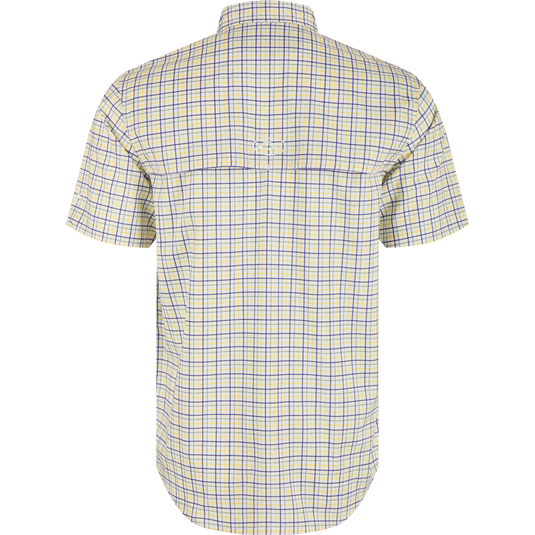 Men's LSU Drake Fishing Shirt Short Sleeve 2xl Stain T
