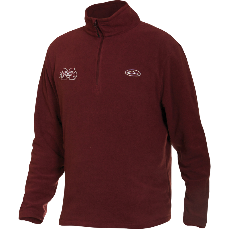 Mississippi State Camp Fleece 1/4 Zip Pullover