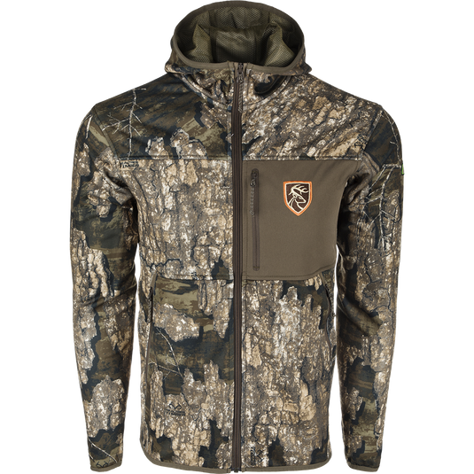 Drake Pursuit Full Zip Hoodie with Agion Active XL XL Realtree Edge