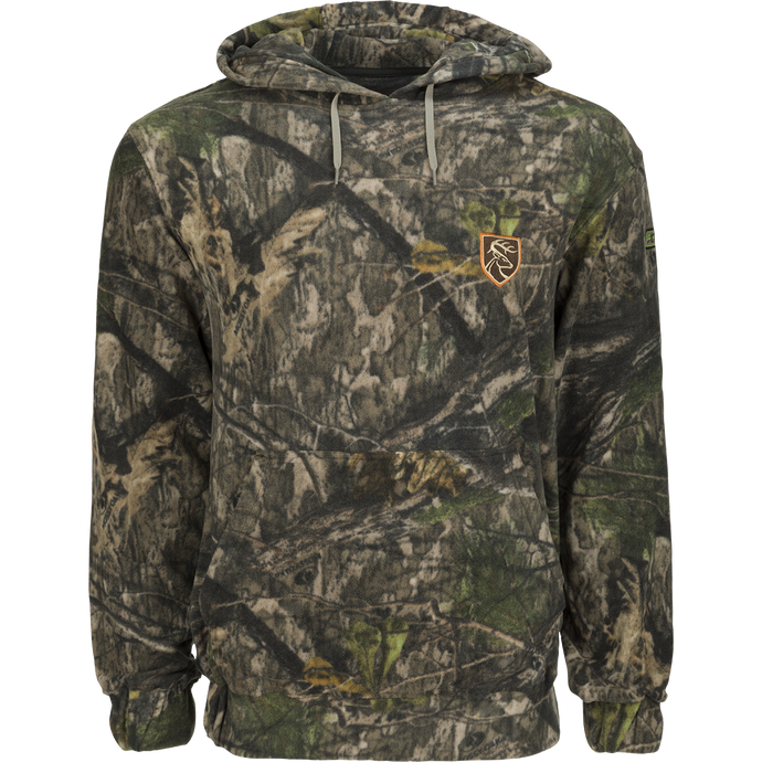 Drake Real Tree CAMOUFLAGE Pullover Hoodie L Khaki Cotton Brushed Lining