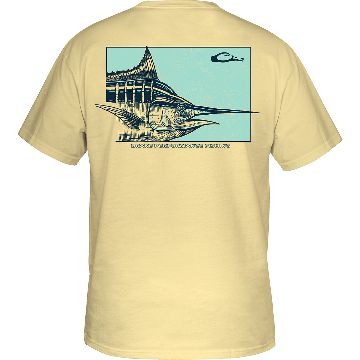 Drake Clothing Co. Cruising Marlin Short-Sleeve Tee - L