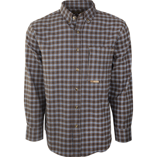 Autumn Brushed Twill Shirt – Drake Waterfowl
