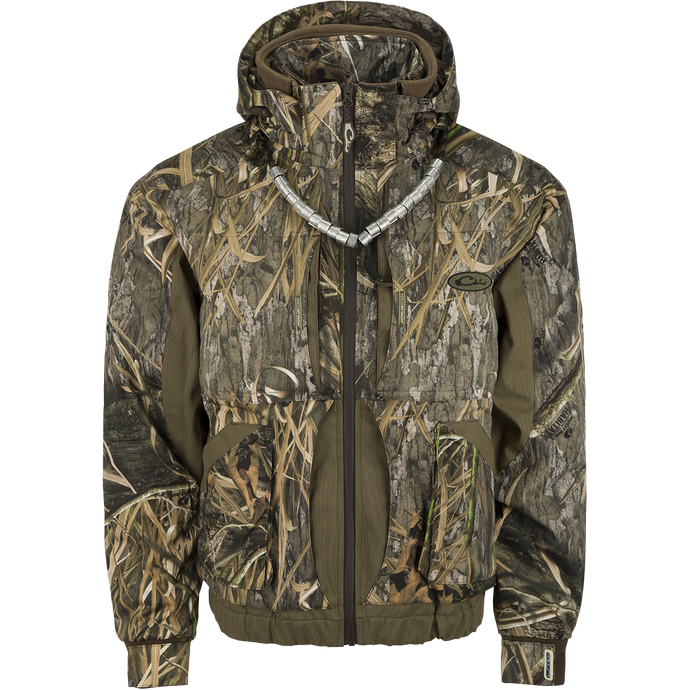 LST Reflex 3-in-1 Plus 2 Jacket: A versatile camouflage jacket with removable sleeves and adjustable features for all weather conditions.