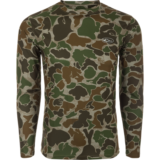 Camouflage Long Sleeve Uv Protection Shirt