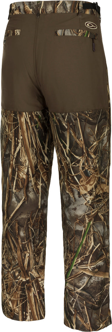 MST Jean Cut Fleece-lined Under Wader Pant 2.0 - Realtree Timber, featuring camouflage pattern, reinforced knees, and micro-fleece lining for warmth and comfort.