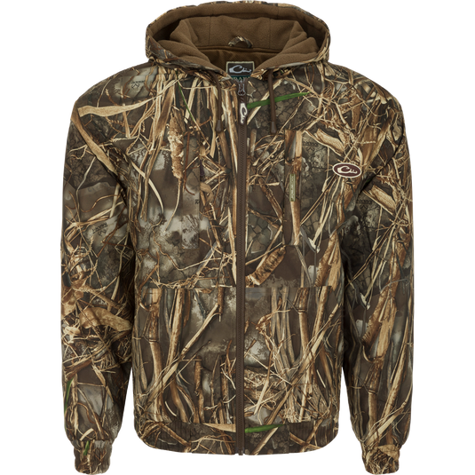 Drake Waterfowl MST Waterproof Fleece-Lined 1/4 Zip Jacket Old